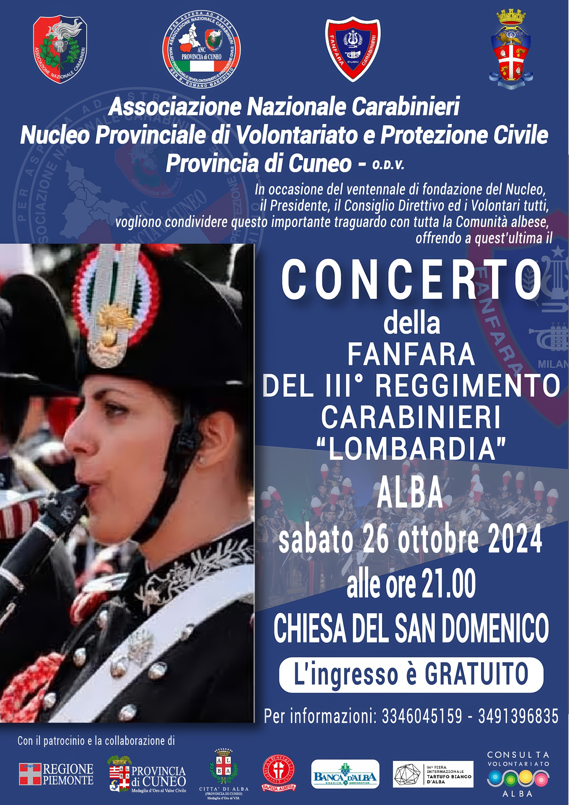 Concerto carabinieri Lombardia-2x