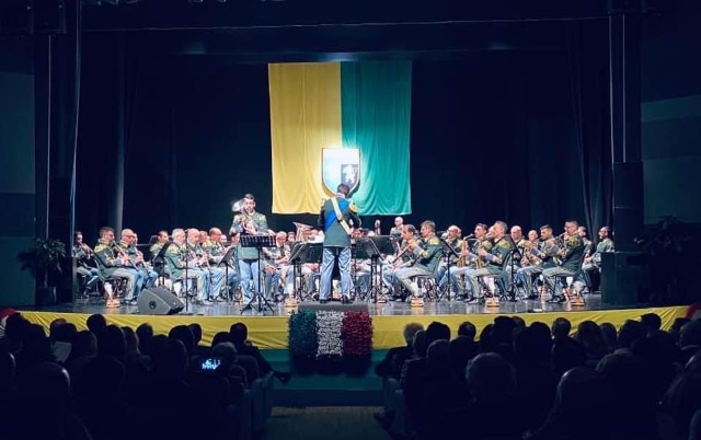 Il sindaco ha partecipato al concerto della Banda musicale della Guardia di Finanza nel Teatro Sociale di Alba