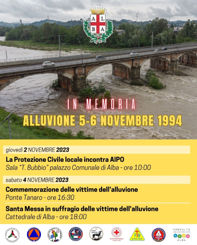 Alba ricorda le vittime dell’alluvione del 1994 