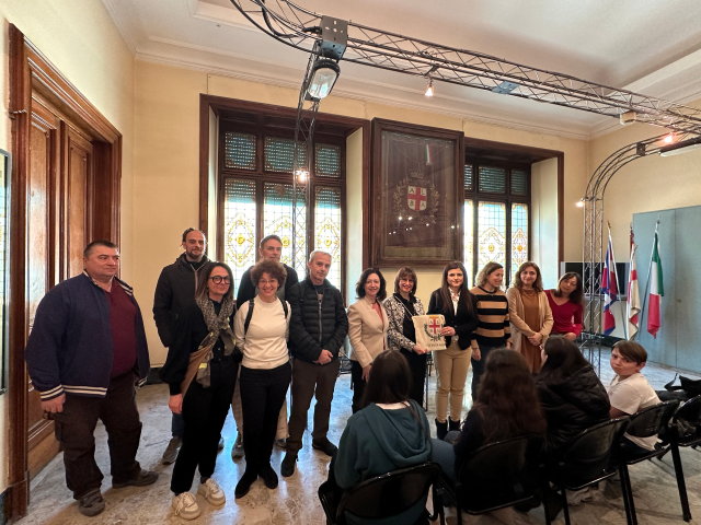 Visita in Comune per gli studenti degli indirizzi musicali gemellati di Alba e Vicchio, in provincia di Firenze