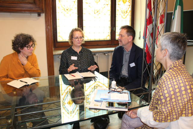 Accolti in Municipio gli esponenti dell’associazione Beati Martiri di Dachau